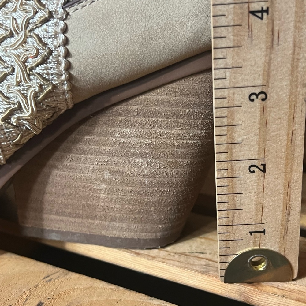 #4753. C Comfort Tan Western Style Faux-Suede Bootie. Women's size 11W - Picture 8 of 11